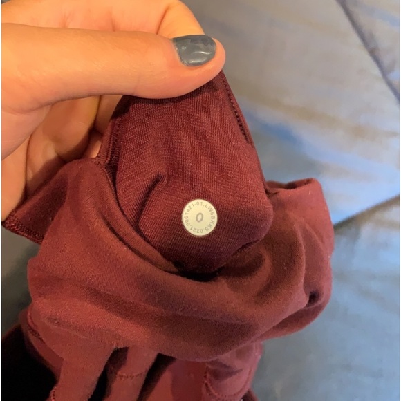 Lululemon Align with pockets 23” red merlot - Picture 3 of 4